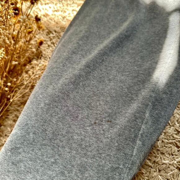 Juicy Couture Gray Sweatpants Velour Pants Y2K Women’s Size M - Picture 8 of 13